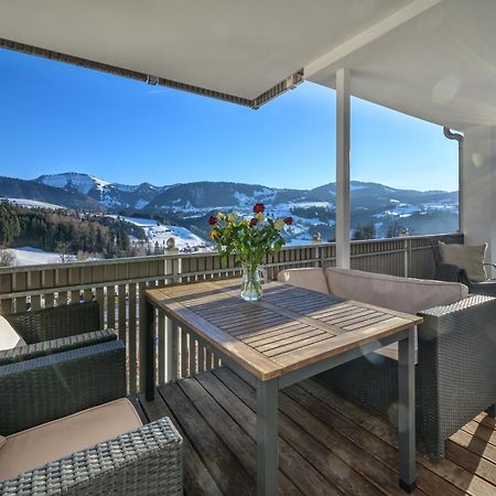 Haus "Bergblick" Ferienwohnung Hochgrat Oberstaufen Mit 2 Schlafzimmer Екстериор снимка