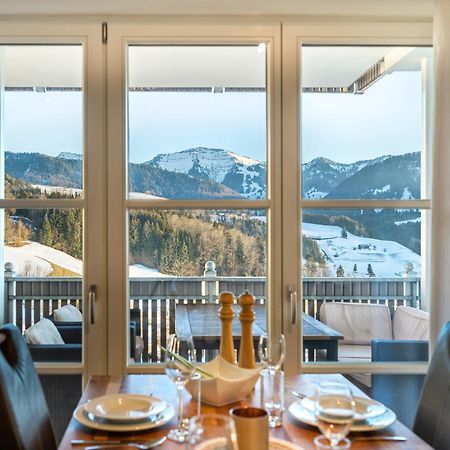 Haus "Bergblick" Ferienwohnung Hochgrat Oberstaufen Mit 2 Schlafzimmer Екстериор снимка